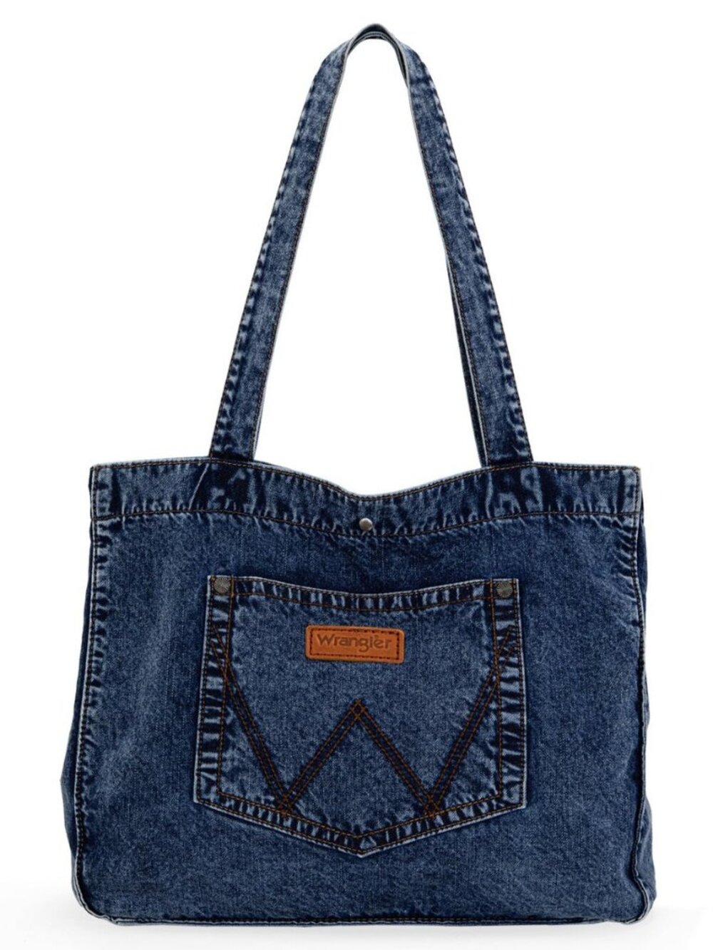 Wrangler Denim Tote Bag for Women Purses for Work Travel Everyday